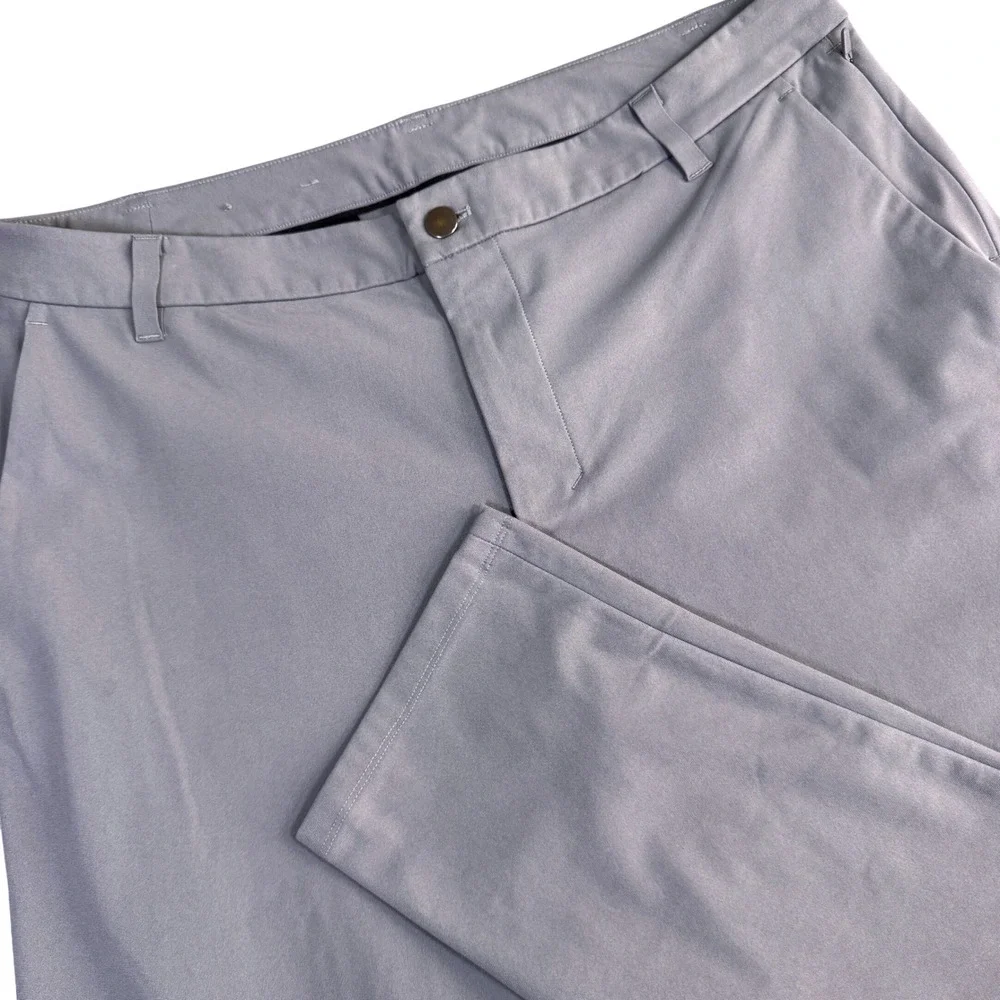 Lululemon Commission Pant Men 36 Grey Slim Fit Performance Chino Trousers 36x29